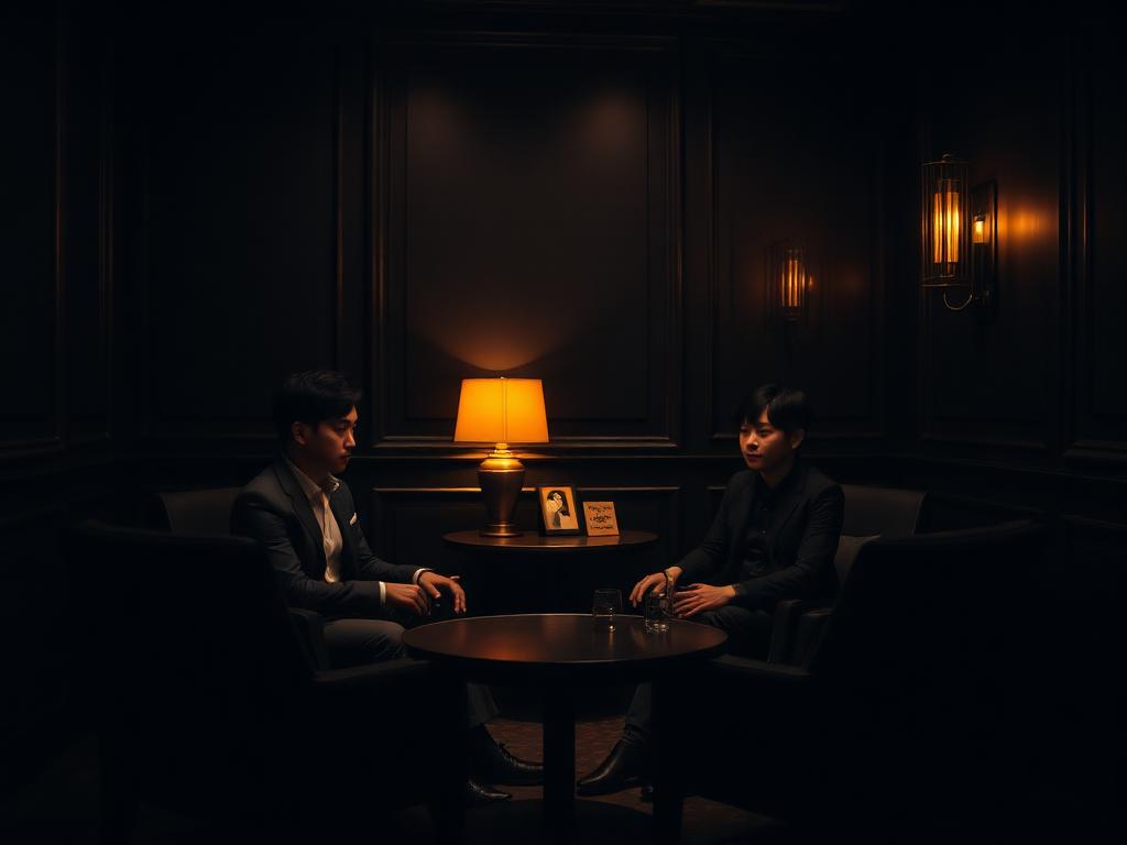Young Vietnamese and international leaders seated together in conversation.