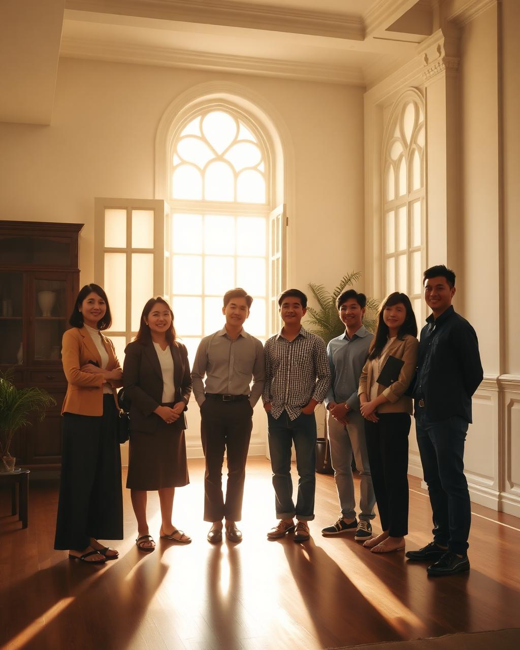Vietnamese and international founders together in a light-filled room.