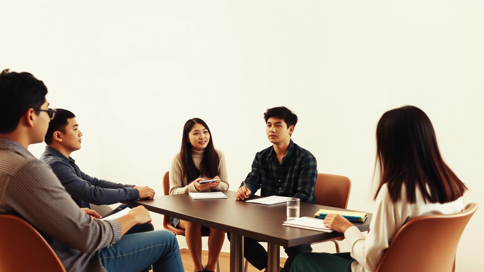 A closed working session between executives.